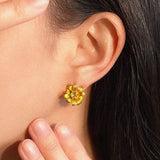 Sunflower Stud Earrings