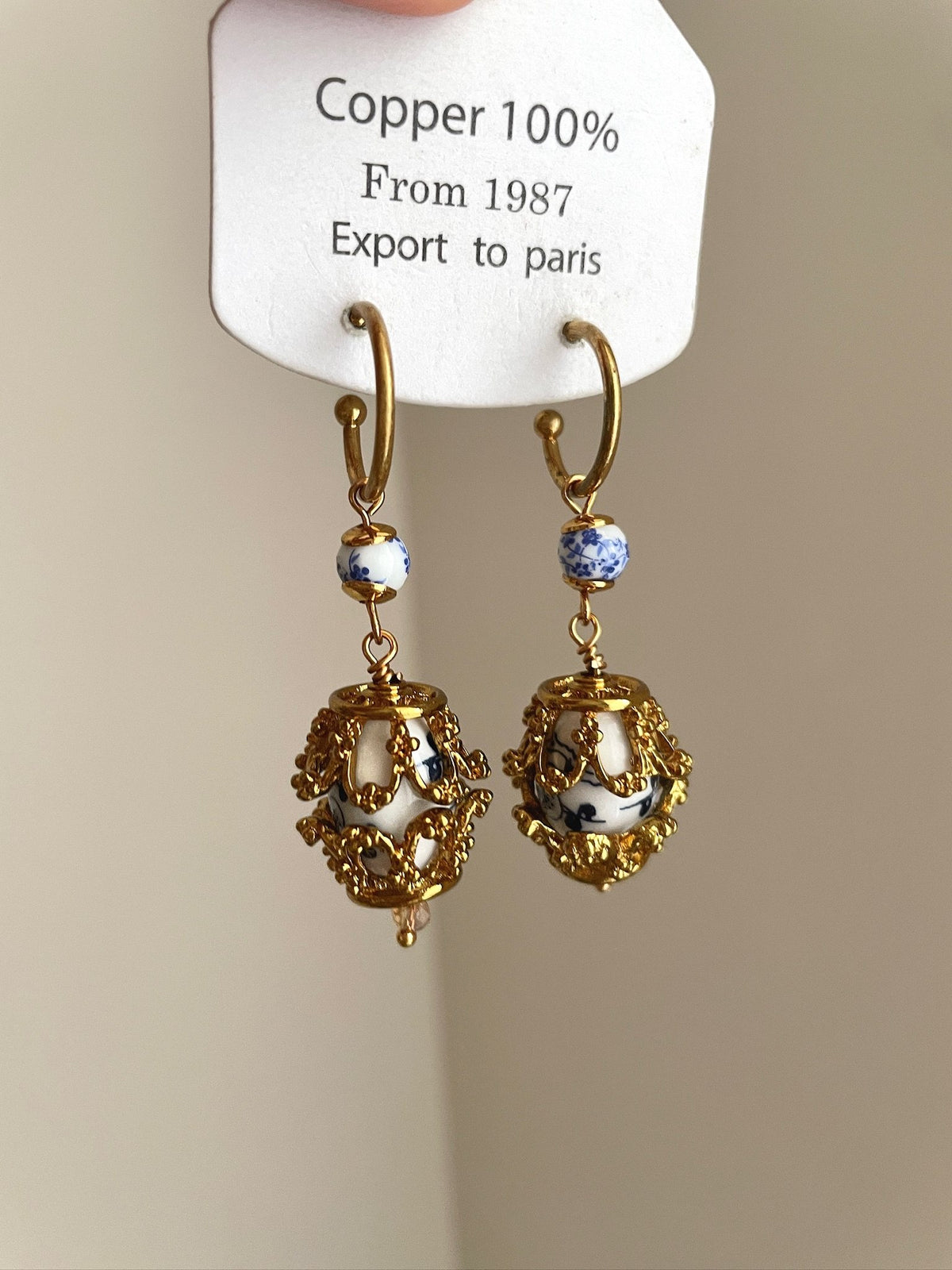 The Pearl of Fan Cage Earring