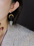 Waning Moon Earring