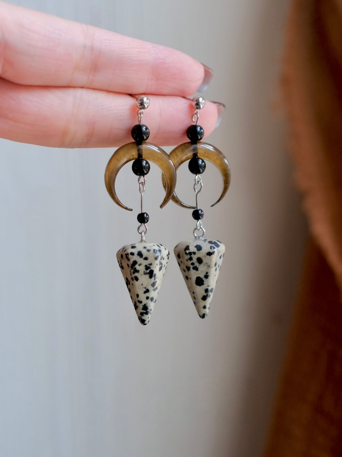 Waning Moon Earring