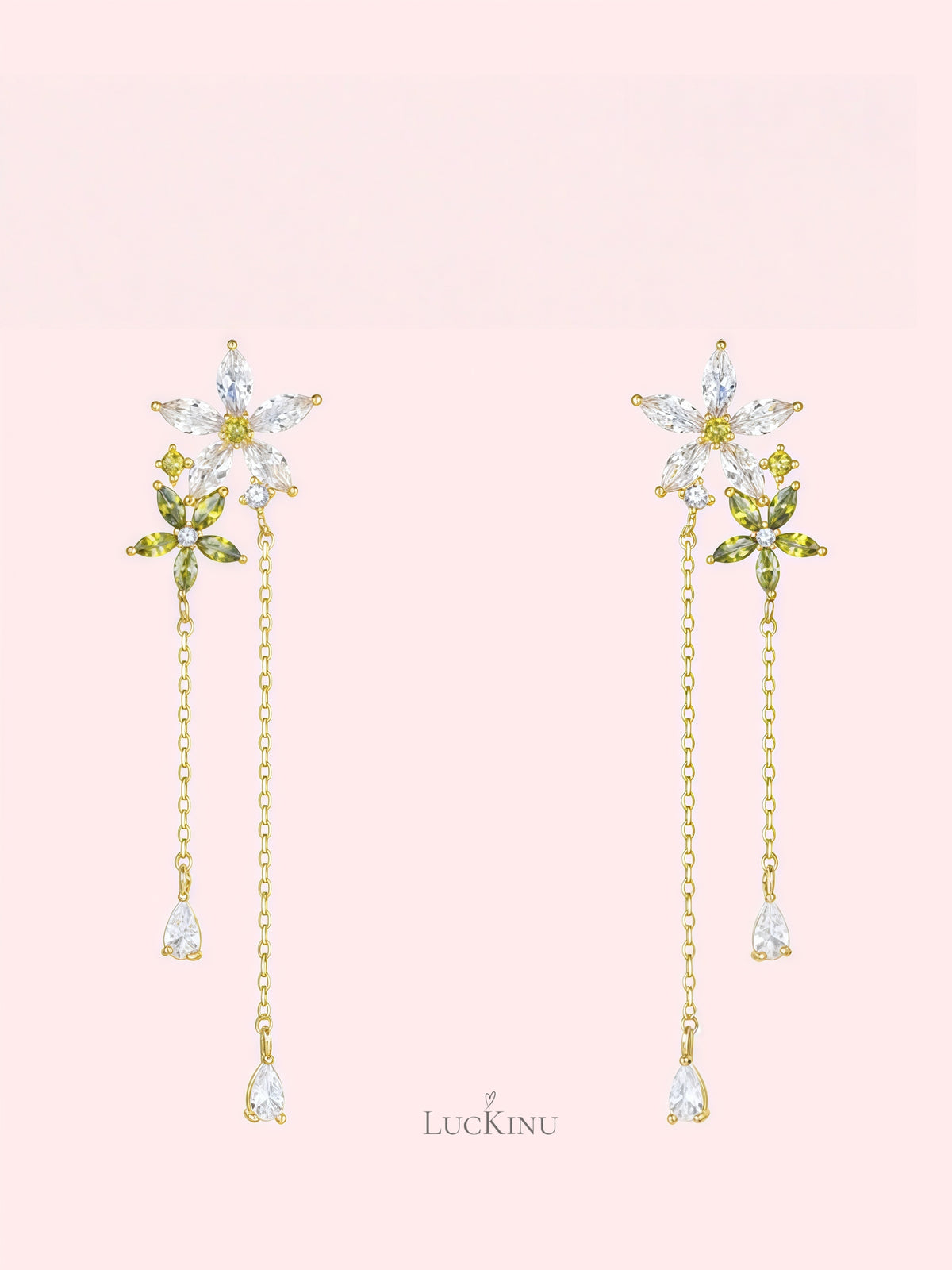 Blooming Garden Tassel Earrings