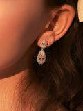 Classic Sparkle Teardrop Earrings