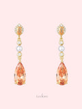 Maple Glow Teardrop Earrings